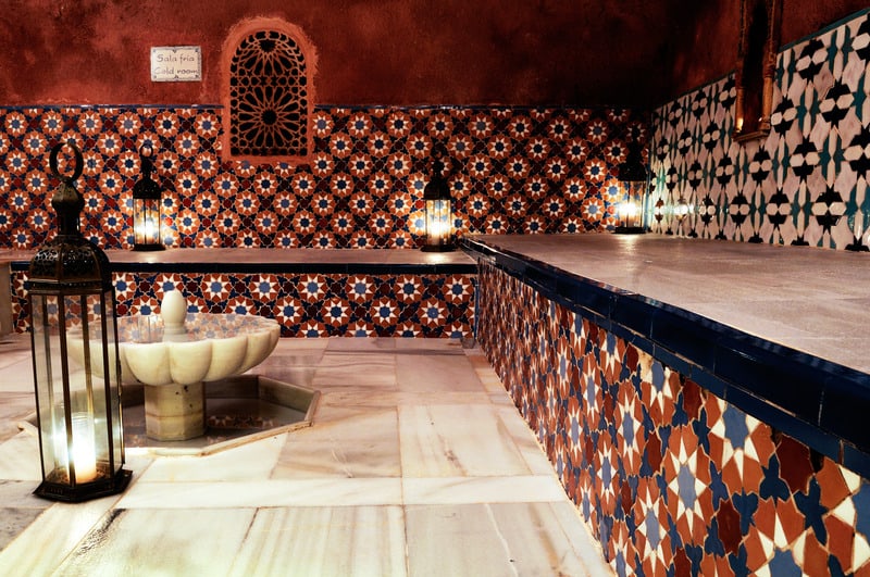 things to do in malaga, 3 day malaga itineraryArab Baths in malaga, Andalusia, Spain