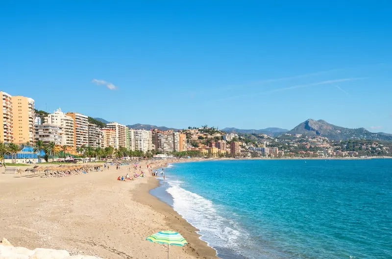 things to do in malaga, 3 day malaga itinerary, Malagueta Beach