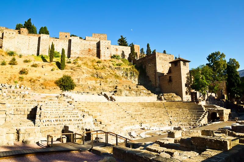 things to do in malaga, 3 day malaga itinerary, the Roman Theater