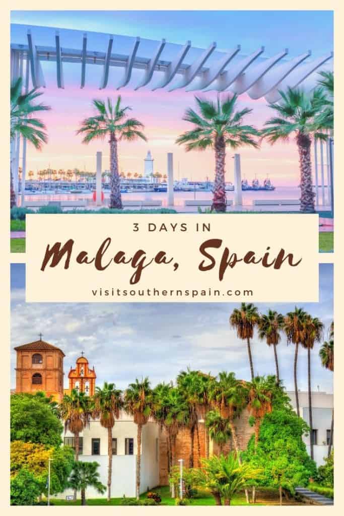 Are you traveling to Malaga, Spain and wondering about things to do in Malaga City? Find the perfect Malaga itinerary to spend 3 days in Malaga, Andalucia with gorgeous Malaga hotels, tapas and tours #malaga #visitsouthernspain #malagaspain #thingstodoinmalaga #malagaandalucia #spaintravel