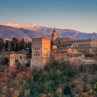 aerial view of the Alhambra in Granada