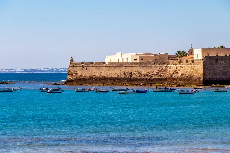 3 day itinerary Cadiz, Caleta beach