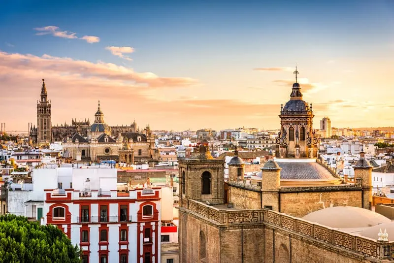 skyline view in the Old Quarter