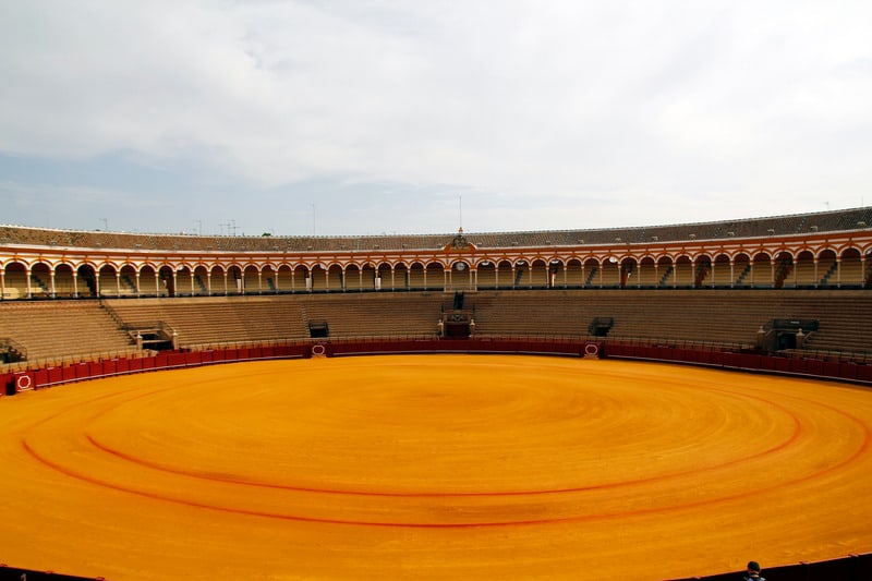 a big empty bullring