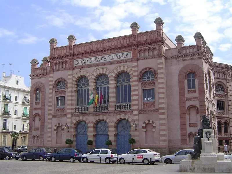3 day itinerary Cadiz, The Grand Theater Falla