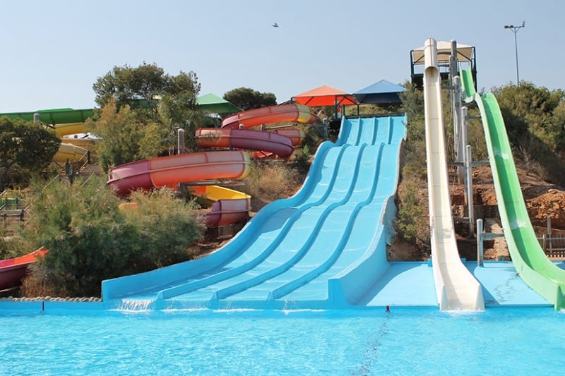 slides at the Terra Natura Murcia, Spain