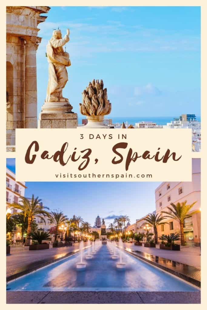 Wondering about things to do in Cadiz, Spain? Find the perfect Cadiz itinerary including the best hotels, food to eat and secret places recommended by a local. Fall in love with one of the prettiest cities in Southern Spain: Cadiz! #cadiz #southernspain #andalucia #visitspain #cadizspain #cadizthingstodo #southernspaincities #cadizattractions #cadizitinerary