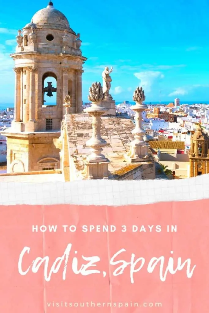 Wondering about things to do in Cadiz, Spain? Find the perfect Cadiz itinerary including the best hotels, food to eat and secret places recommended by a local. Fall in love with one of the prettiest cities in Southern Spain: Cadiz! #cadiz #southernspain #andalucia #visitspain #cadizspain #cadizthingstodo #southernspaincities #cadizattractions #cadizitinerary