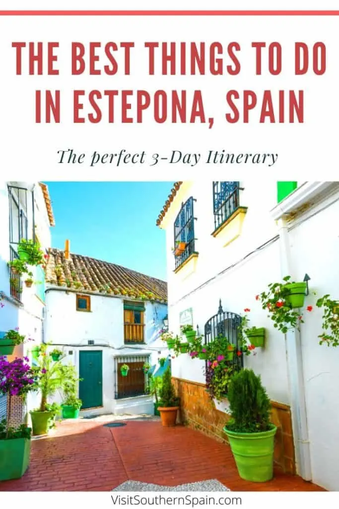 Looking forward to spending holidays in Estepona, Southern Spain? Discover the perfect Estepona itinerary with the best things to do in Estepona, Andalucia incl. the prettiest places in Estepona Old Town, the best hotels in Estepona and the best restaurants in Estepona. Find also the prettiest Estepona beach to enjoy tapas, all with gorgeous Estepona, Spain pictures. Explore a less know gem in Andalucia. #estepona #esteponaspain #southernspain #esteponaoldtown #esteponabeach #esteponarestaurants
