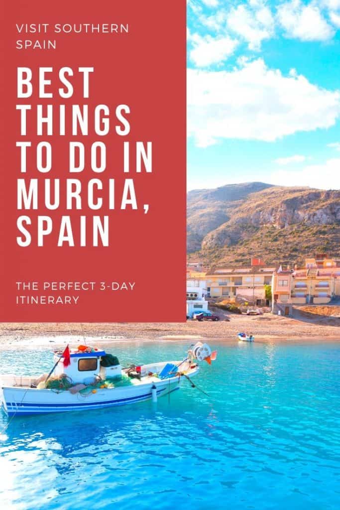 Traveling to Murcia, Spain and wondering about things to do in Murcia? This 3-day itinerary takes you to the best attractions in Murcia, Southern Spain including the best hotels in Murcia, the best restaurants where to eat tapas in Murcia including day trips from Murcia, Spain to the best Murcia beaches and Cartagena. #murcia #murciaspain #southernspain #murciabeaches #murciathingstodo #murciaspain #murciacoast #murciaphotography