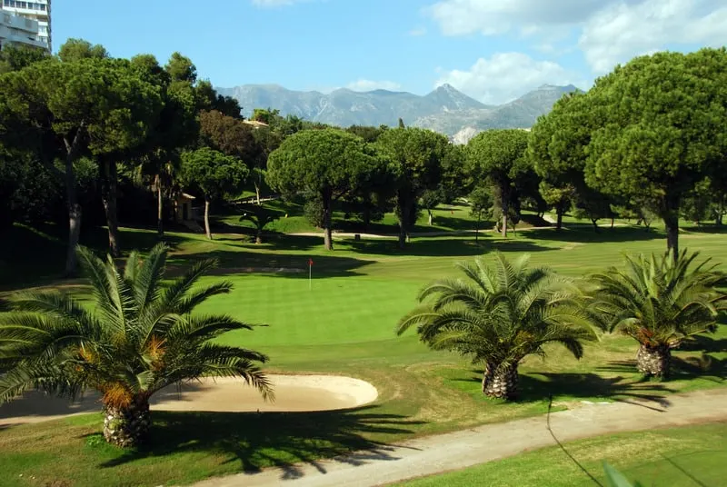 Golf course, Marbella, Andalusia, Spain.