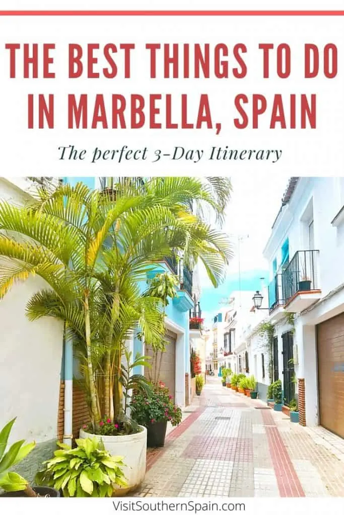 Are you looking for things to do in Marbella, Spain? We got you covered! This ultimate Marbella itinerary for 3 days, takes you to the best attractions in Marbella, Andalucia including the best beaches in Marbella, Marbella Old town, restaurants in Marbella and the best Marbella hotels. Of course, this post includes the best things to do in Puerto Banus, the famous Marbella marina of the rich & famous. Incl. fun things to do or family activities. #marbella #spain #southernspain #thingstodomarbella