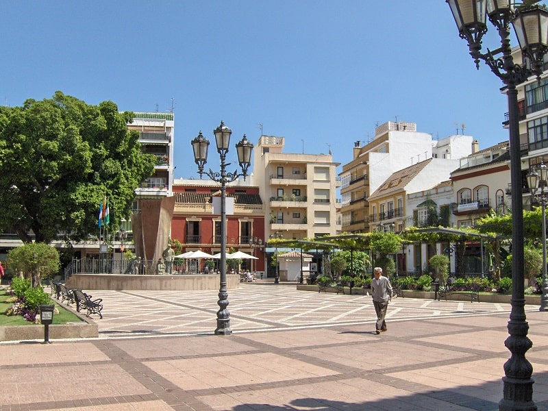 Plaza de la Constitución in Fuengirola, things to do in fuengirola in June