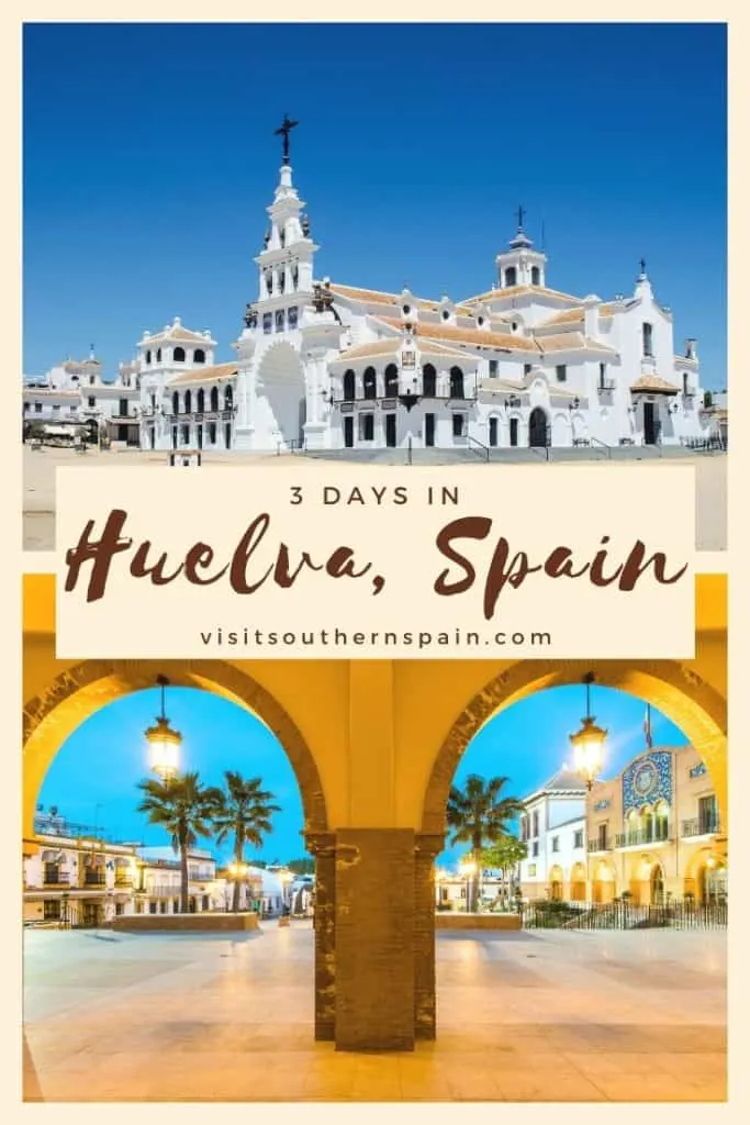 Wondering about things to do in Huelva, Spain? Enjoy a complete 3-day itinerary with the best beaches near Huelva, attractions in Huelva, Andalucia and the best hotels in Huelva, Southern Spain. This Huelva itinerary brings you all you need to know for tourism in Huelva including beach resorts in Huelva and things to eat in Huelva. And don't forget the delicious tapas from Huelva, Spain. #huelva #southernspain #andalucia #andalusia #huelvabeaches #huelvaspain #huelvatourism #visitspain #spaintourism