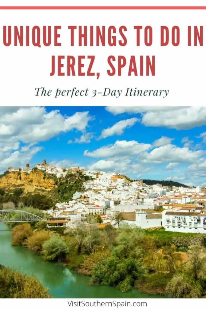 Are you looking for things to do in Jerez, Spain? Enjoy a complete guide on what to do in Jerez de la Frontera, Spain, one of the prettiest towns in Andalucia. The town in Southern Spain is known for flamenco, sherry tastings and Andalusian horses. Attending an Andalusian horse show is thus a must. This guide also covers hotels in Jerez, Andalucia and how to save money when visiting. #jerez #jerezspain #jerezdelafrontera #jerezdelafronteraspain #jerezdelafronteraflamenco #andalucia #townsspain