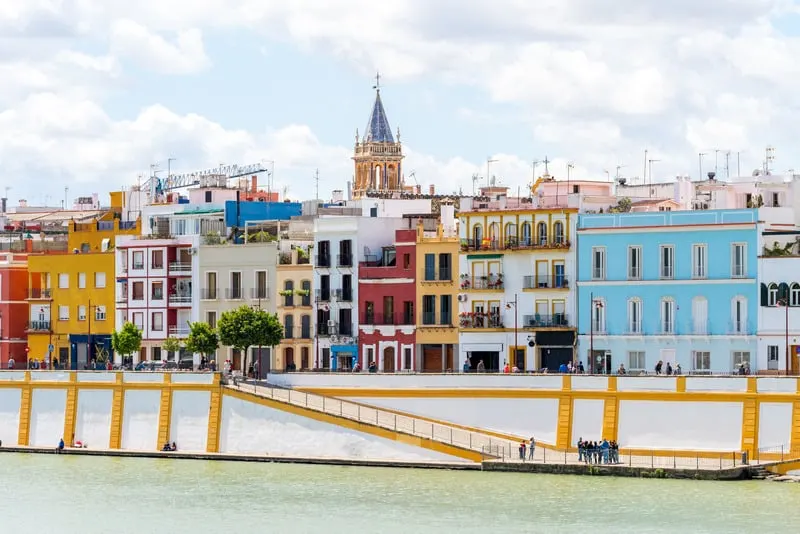 views to Triana neighborhood at Seville Spain - Best Places in Southern Spain