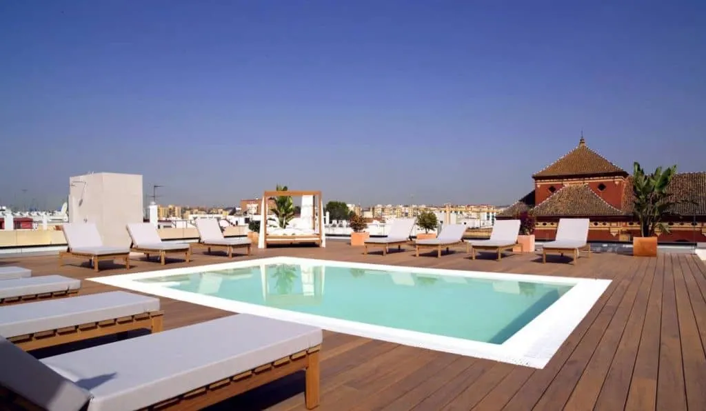 zenit hotel sevilla, hotels with swimming pools sevilla