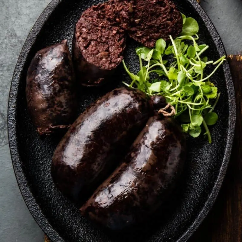 Delicious and traditional Morcilla in Cordoba, Spain, what to eat in cordoba