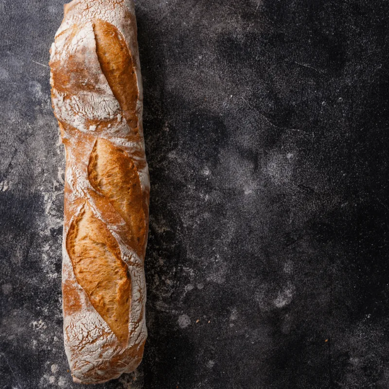 A loaf of fluffy Pan de Alfacar in Granada, Spain