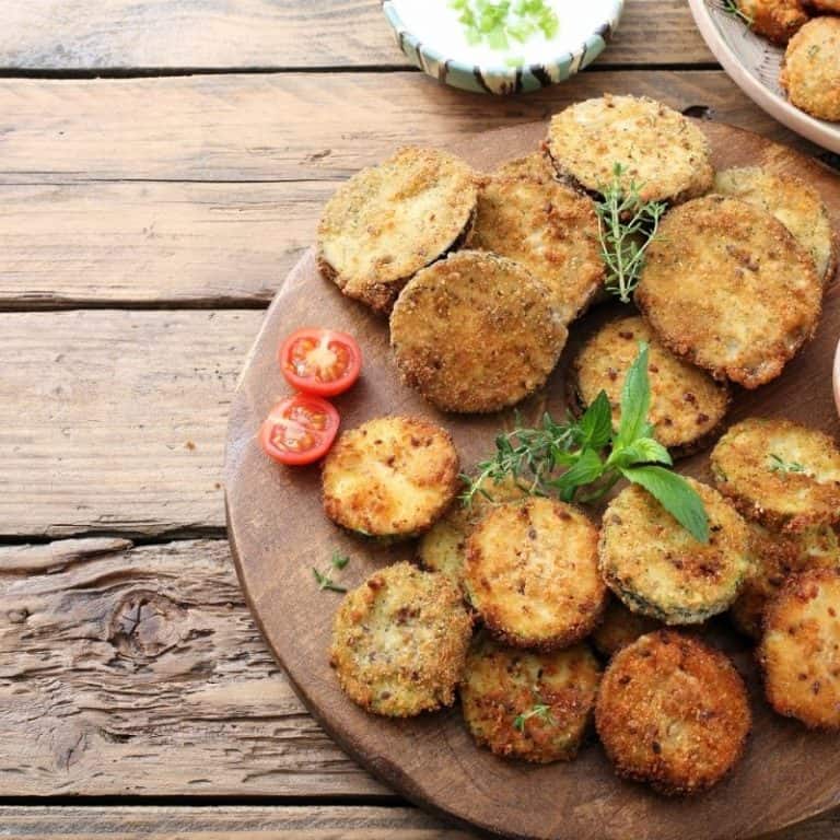 berenjenas con miel - fried eggplants