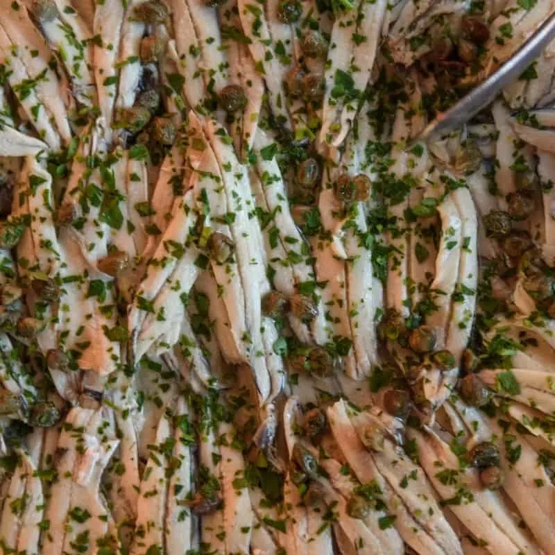 Preparing Anchovies - Boquerones en Vinagre Recipe