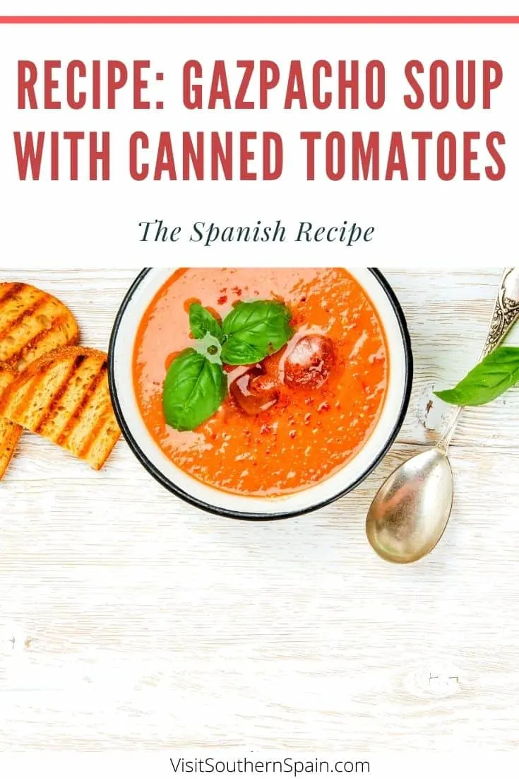 gazpacho soup with canned tomatoes 1 - Best Gazpacho with Canned Tomatoes Recipe
