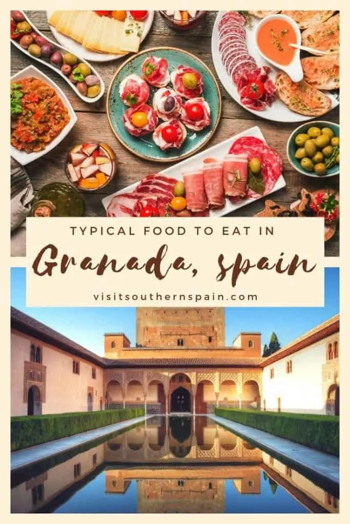 Are you looking for the best food in Granada, Spain? Find complete food with typical things to eat in Granada, Spain incl. Granada frutas, Arab sweets, and Spanish typical food such as paella or churros. For each dish from Granada, you get a recommendation on where to eat in Granada. Some of these places are considered the best restaurants in Granada. You'll thus learn what to eat in Granada at some of the best places to eat in Granada, Spain #granada #food #andalusia #foodgranada #restaurants