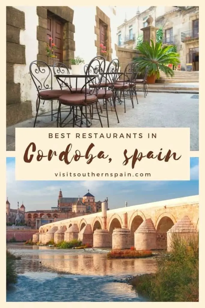 Are you wondering where to get the best food in Cordoba? This is the ultimate guide that takes you to the best restaurants in Cordoba in case you are wondering where to eat in Cordoba, Spain. There are plenty of places to eat in Cordoba but if there seems to be a top restaurant in Cordoba for every typical food from Cordoba. Thus find the best restaurants in Cordoba to eat paella, churros, or have brunch in Cordoba, Andalusia. #cordobafood #cordobaspain #cordobarestaurants #andalusiafood #cordoba