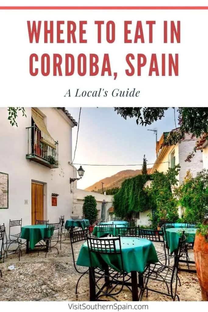 Are you wondering where to get the best food in Cordoba? This is the ultimate guide that takes you to the best restaurants in Cordoba in case you are wondering where to eat in Cordoba, Spain. There are plenty of places to eat in Cordoba but if there seems to be a top restaurant in Cordoba for every typical food from Cordoba. Thus find the best restaurants in Cordoba to eat paella, churros, or have brunch in Cordoba, Andalusia. #cordobafood #cordobaspain #cordobarestaurants #andalusiafood #cordoba