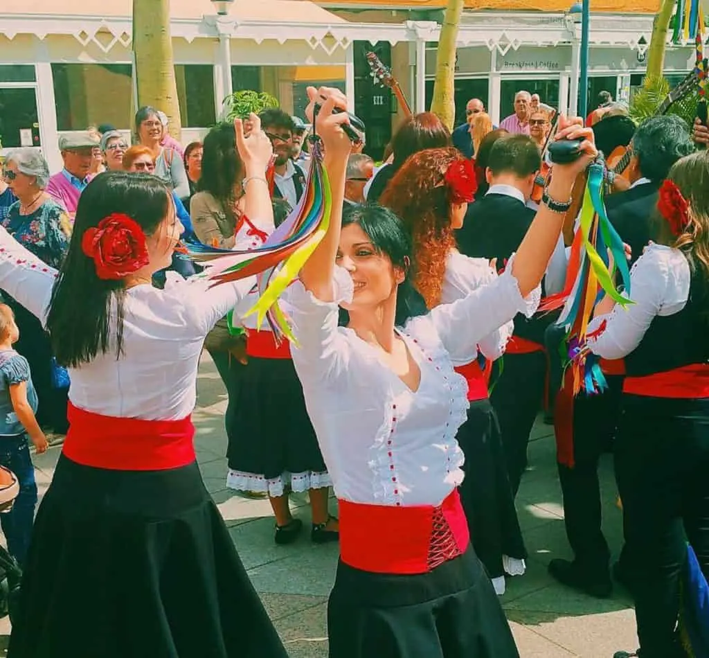 verdiales typical dance from malaga region