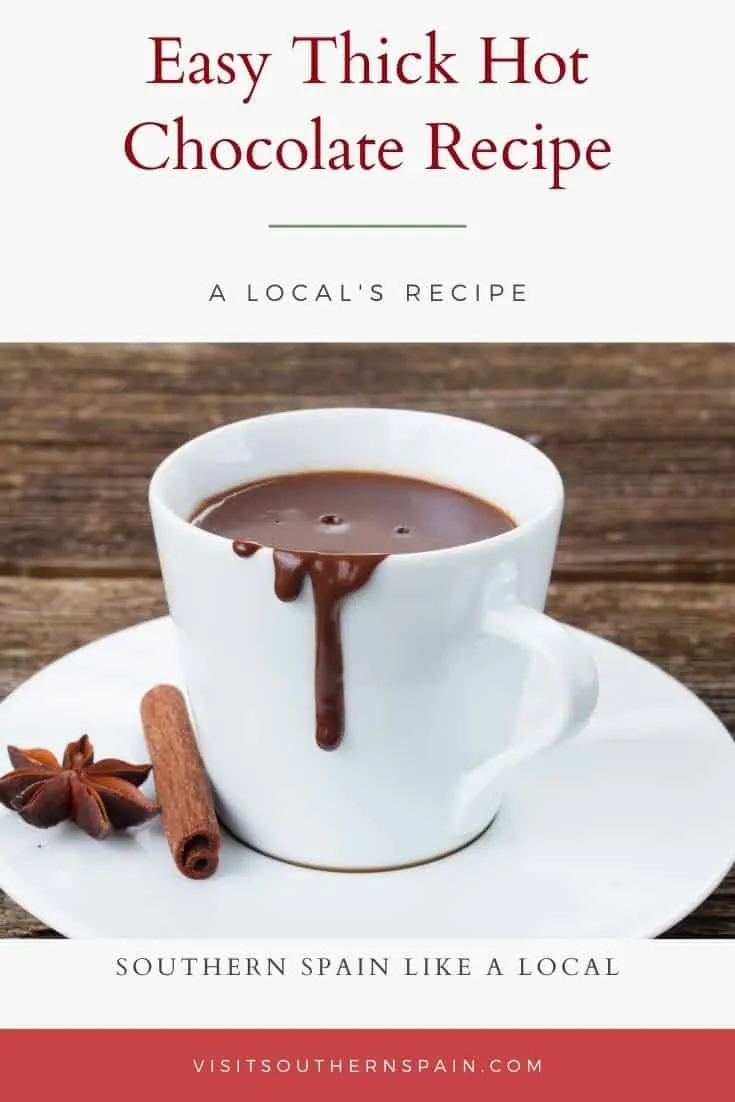spanish hot thick chocolate recipe 2 - Spanish Hot Chocolate Recipe - Easy Thick Hot Chocolate