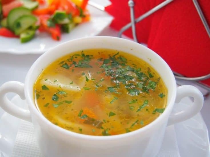 spanish chicken soup