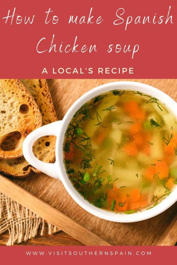 If you're looking for a Spanish Chicken recipe, you can't skip the typical Spanish Chicken Soup! This is Spanish recipe is the base for the legendary Spanish Chicken Noodle Soup or a Spanish Chicken Rice Soup. It's a warming and easy Spanish soup that can also be used along with other Spanish chicken thigh recipes. There are many variations of this Spanish chicken soup such as Spanish chicken soup with rice or a Spanish chicken soup crock pot. #spanishchickensoup #spanishsoups #spanishchickenrecipes