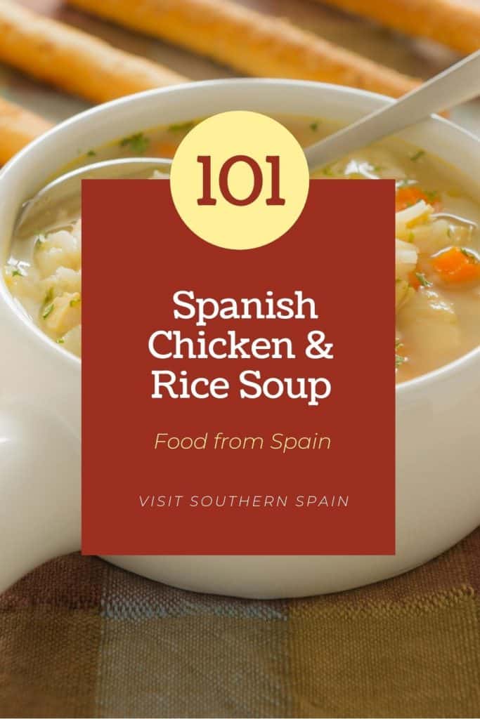 Looking for an easy recipe to make Spanish chicken soup with rice? This is a quick and healthy recipe for one of the most popular Spanish soups. It's healthy too! When looking for recipes to make Spanish chicken soup, you should consider turning it into Spanish rice and chicken soup. It's one of the most popular Spanish soup recipes. Indeed there is plenty of Spanish chicken and rice recipes in Andalusian cuisine but this is one of the quickest. #spanishsoups #spanishchickensoup #spanishchickenrice
