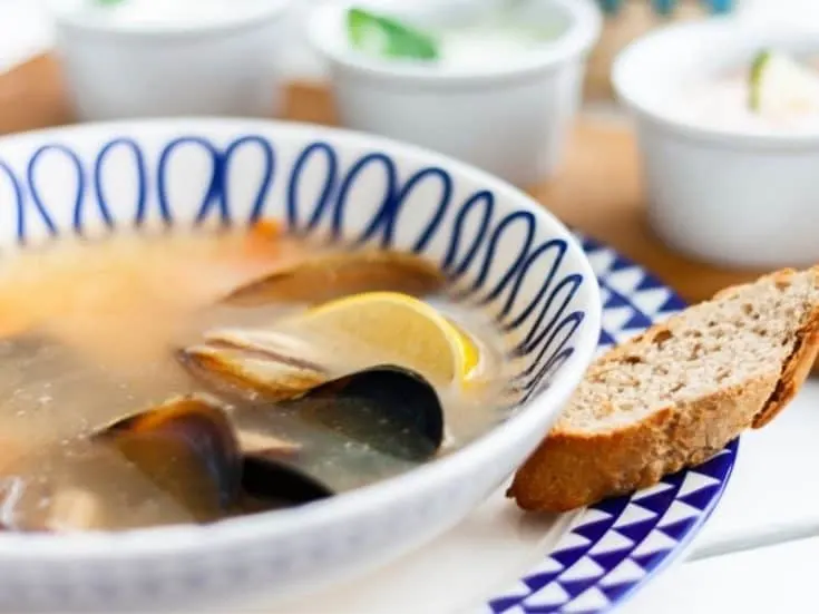 spanish seafood marisco soup