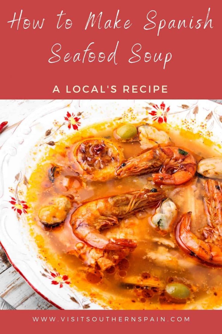 spanish seafood recipe 2 - Spanish Seafood Soup [Sopa de Marisco] Recipe
