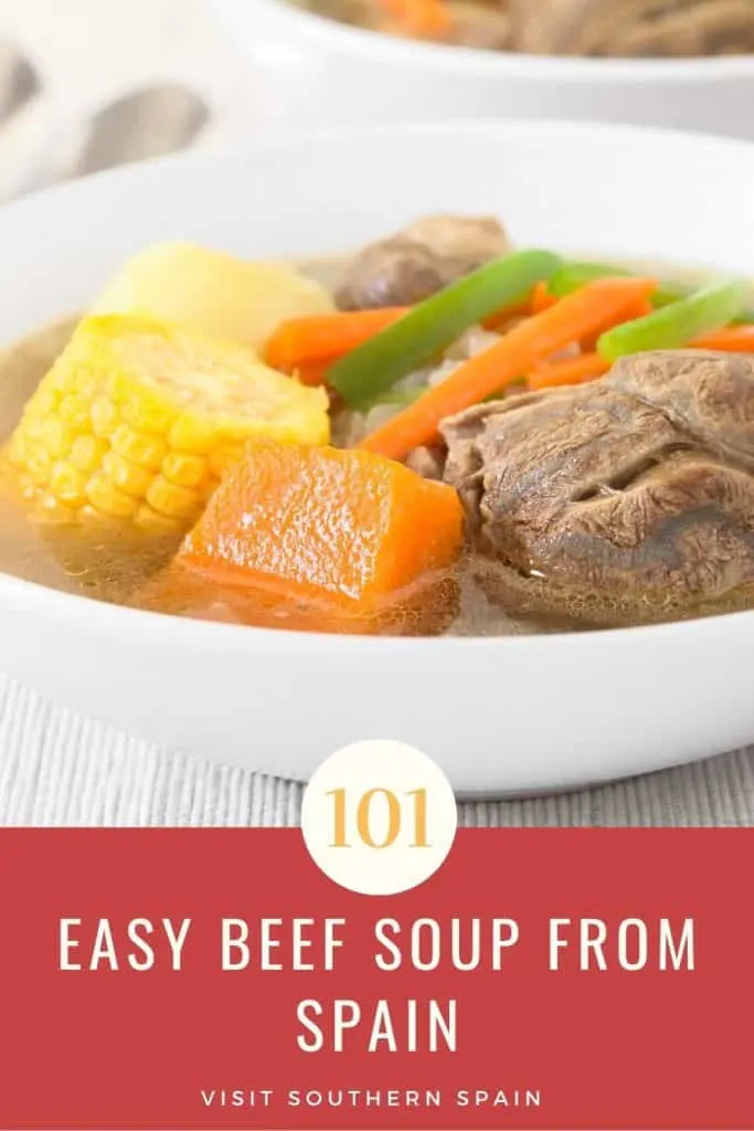 spanish beef soup recipe pin 4 - Easy Spanish Beef Soup Recipe