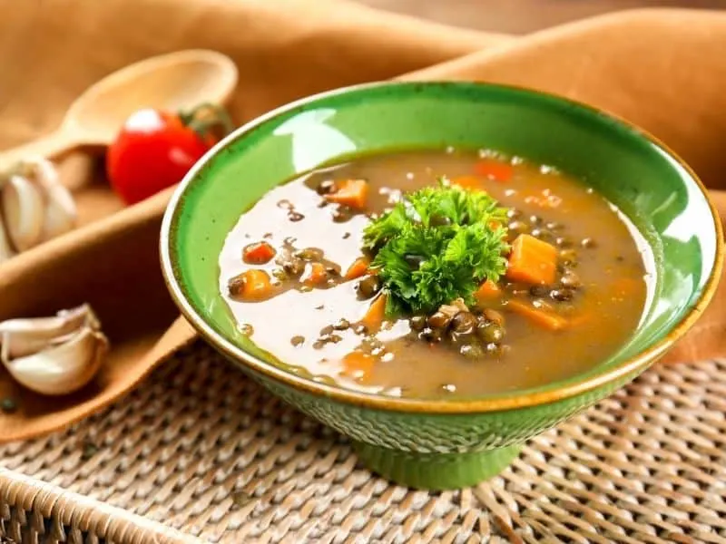 spanish lentil soup with parsley topping, Tips on Serving Lentil Soup with Ham
