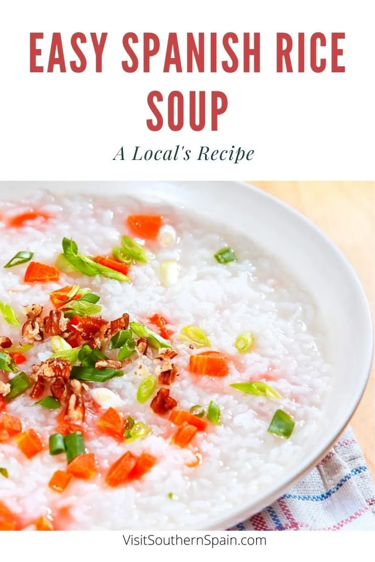 spanish rice soup recipe pin 2 - Easy Spanish Rice Soup Recipe