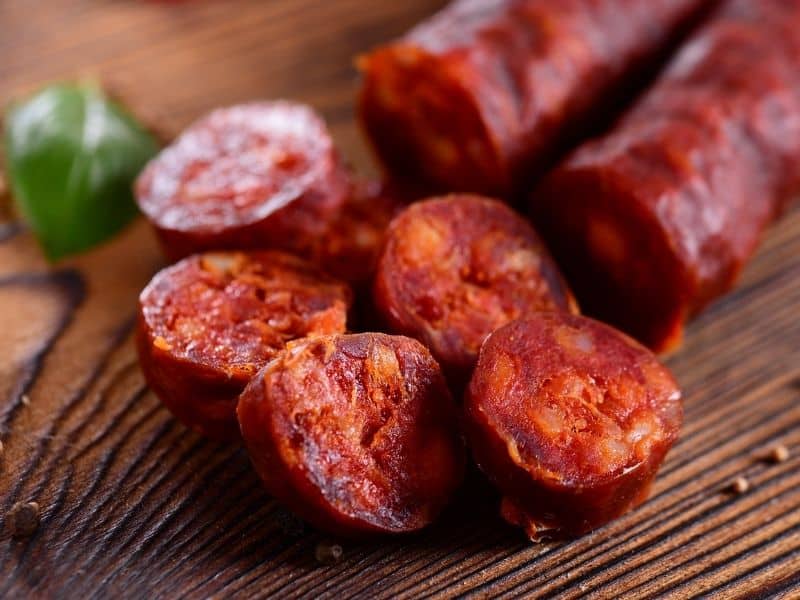 Spanish chorizo sausage