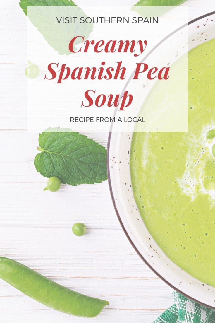 creamy spanish pea soup recipe pin 3 - Spanish Pea Soup [Creamy Recipe]