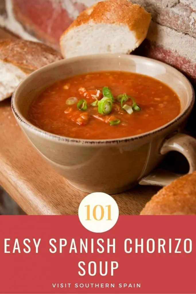 Are you looking for the best Spanish Chorizo Soup Recipe? This is one of the most popular Spanish chorizo recipes based on legendary Spanish chorizo sausage. This recipe also gives a short intro about what is Spanish chorizo and the difference between dry-cured Spanish chorizo. If you're looking for Spanish chorizo recipes, this Spanish soup is a must! On top of it is one of the easiest chorizo sausage recipes and one of the tastiest chorizo soup recipes. #chorizosoup #spanishsoups #chorizorecipe