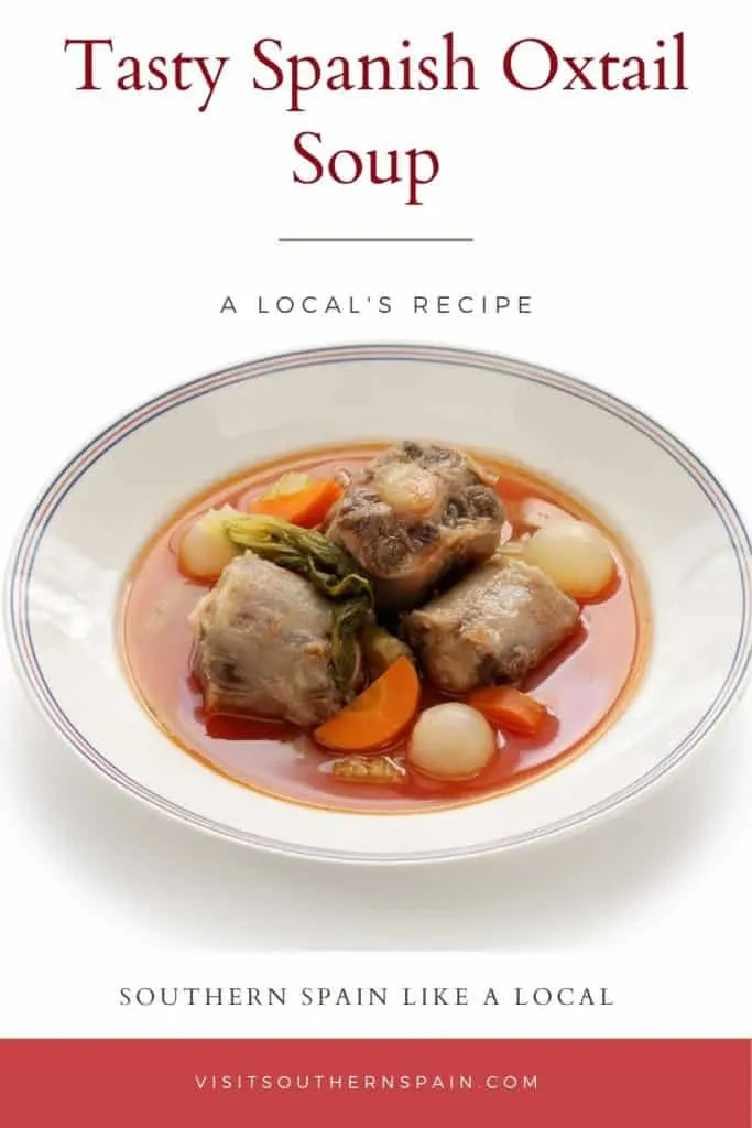 Are you looking for the best Spanish Oxtail soup recipe? This is a staple among Spanish oxtail recipes! This Spanish meat recipe works also perfectly for an oxtail soup instant pot or an oxtail soup crockpot from Spain. If you're looking for Spanish oxtail recipes, this one is a must! Later on it can also serve as a base for the legendary Spanish oxtail stew or a Spanish oxtail recipes crockpot. One of the easiest Spanish meat recipes. #oxtailsoup #spanishoxtailsoup #spanishoxtailrecipes #oxtail