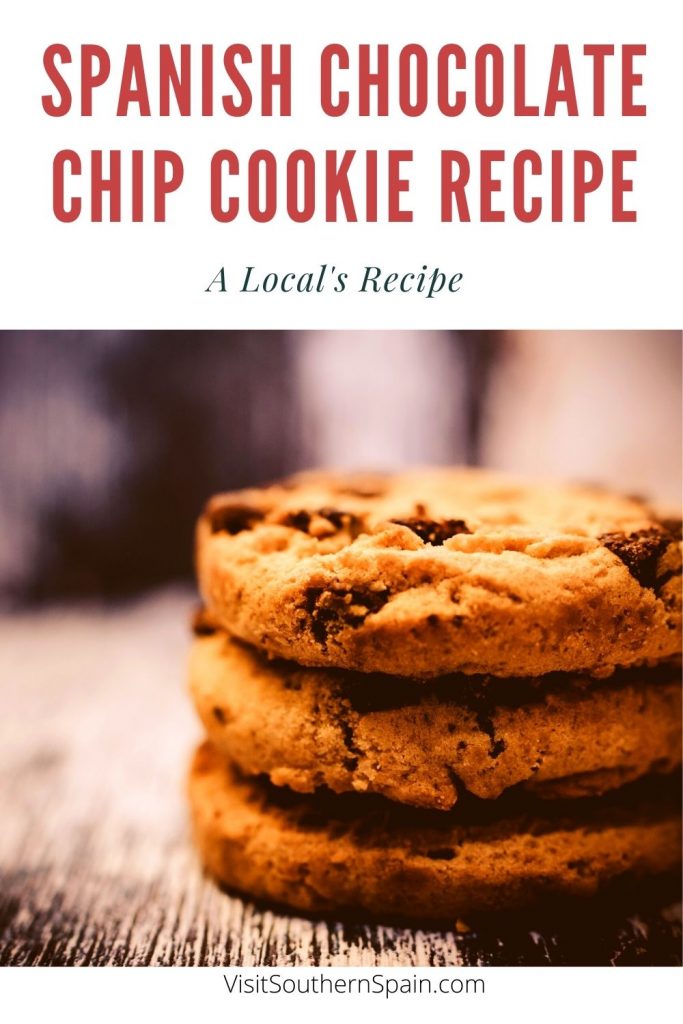 Are you looking for a Spanish Chocolate Chip Cookie Recipe? This is the easiest chocolate chip cookie recipe that you'll find online. This chewy chocolate chip recipe is simple to make and will satisfy the sweet tooth of your entire family. If you're looking for a quick and delicious dessert then you can't go wrong with our authentic Spanish chocolate chip cookie. For the chocolate lover, this is the ultimate chocolate chip cookie recipe. #chocolatechipcookie #spanishrecipe #cookie