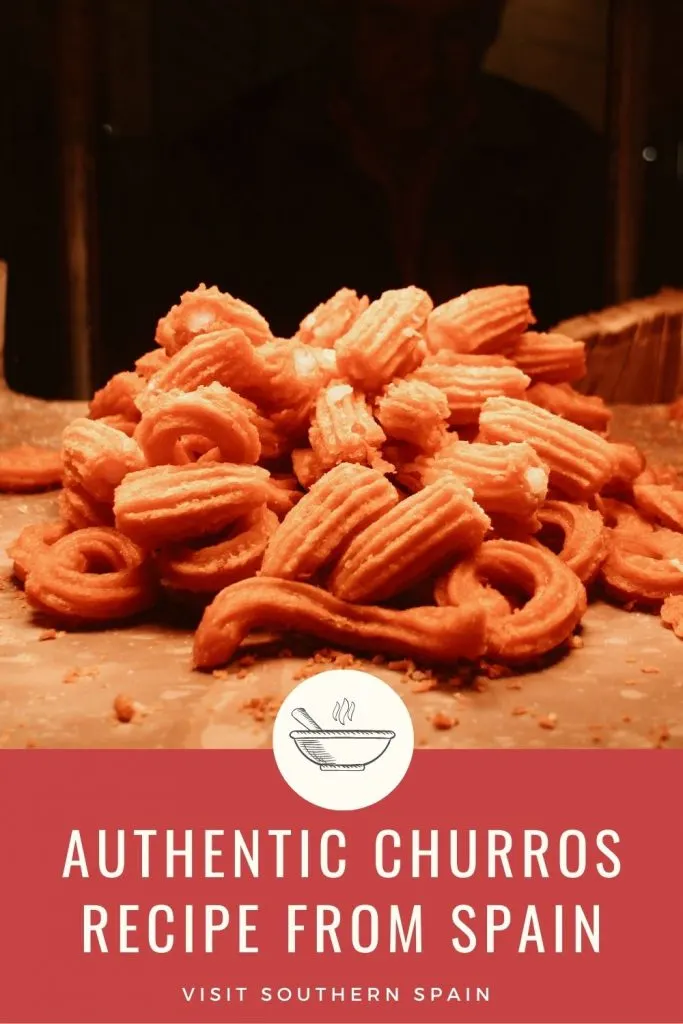 Are you looking for an Authentic Churros Recipe from Spain? There's nothing better than homemade churros with a delicious churro dipping sauce. This authentic Spanish churros recipe is a simple dessert yet a very famous one all over the world. The churro recipe is perfect because you can play with the flavors - Oreo churros, cinnamon churros, churros with ice cream, or the classic churros with chocolate sauce. You name it! #churros #spanishchurros #churrosconchocolate #authenticchurros