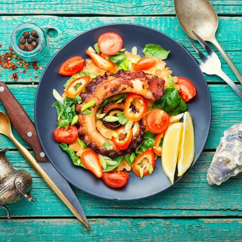 Spanish Grilled Octopus Salad Recipe 