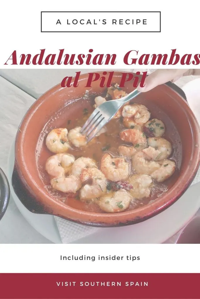 Are you looking for an Andalusian Spicy Gambas al Pil Pil? We have for you the famous garlic prawns recipe or gambas pil pil as is known worldwide. This Spanish recipe originates from Andalucia and is a combination of a delicious and spicy Pil Pil garlic sauce and, of course, gambas (prawns). Normally served in Cazuela, a clay pot, this Spanish gambas al pil pil is done in under 30 minutes and will offer you an explosion of flavor! #gambasalpilpil #garlicprawns #spanishrecipe #garlicsauce