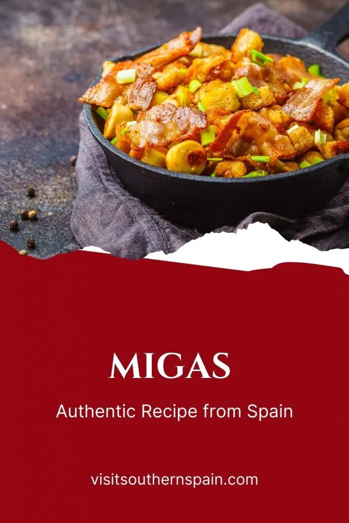 Are you looking for a Traditional Spanish Migas Recipe? You only need to try this authentic Migas recipe once because is by far the best breakfast you can make! This Migas recipe has everything you need to start your day for it's hearty and nutritious. This is an easy Migas recipe but it stands out thanks to the delicious combination of chorizo and eggs. No need to search other recipes for Migas, just try our flavourful & tasty Migas breakfast! #spanishmigas #migasrecipe #migas #migasbreakfast