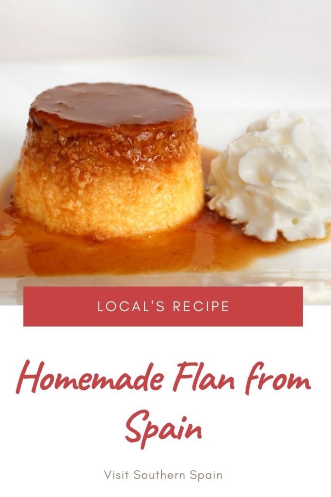 Are you looking for a Homemade Spanish Flan Recipe? You'll never know what perfection is until you've tried the traditional Spanish flan recipe. This easy flan recipe is a creamy dessert, with a soft taste and a caramel sauce that binds the flavors together. This is the best flan recipe if you want to impress your guests or just want an easy flan recipe for your family. The Spanish flan is a simple dessert but the simplicity makes it stand out. #spanishflan #flanrecipe #spanishdessert #easyflan