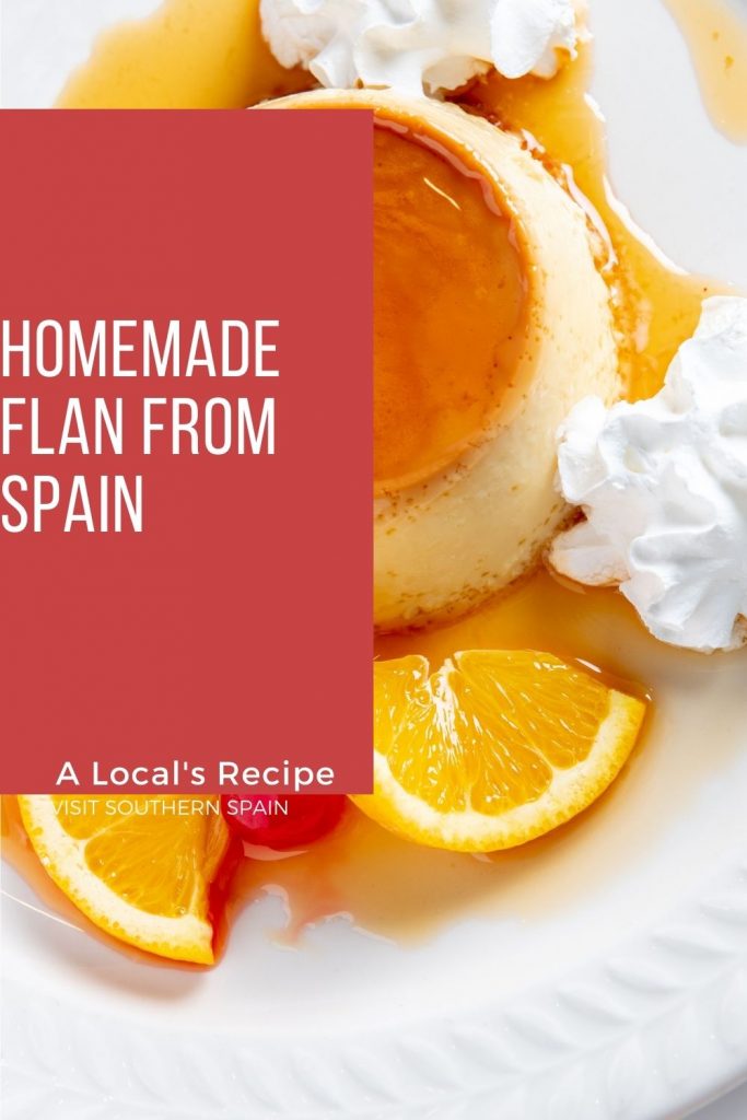 Are you looking for a Homemade Spanish Flan Recipe? You'll never know what perfection is until you've tried the traditional Spanish flan recipe. This easy flan recipe is a creamy dessert, with a soft taste and a caramel sauce that binds the flavors together. This is the best flan recipe if you want to impress your guests or just want an easy flan recipe for your family. The Spanish flan is a simple dessert but the simplicity makes it stand out. #spanishflan #flanrecipe #spanishdessert #easyflan